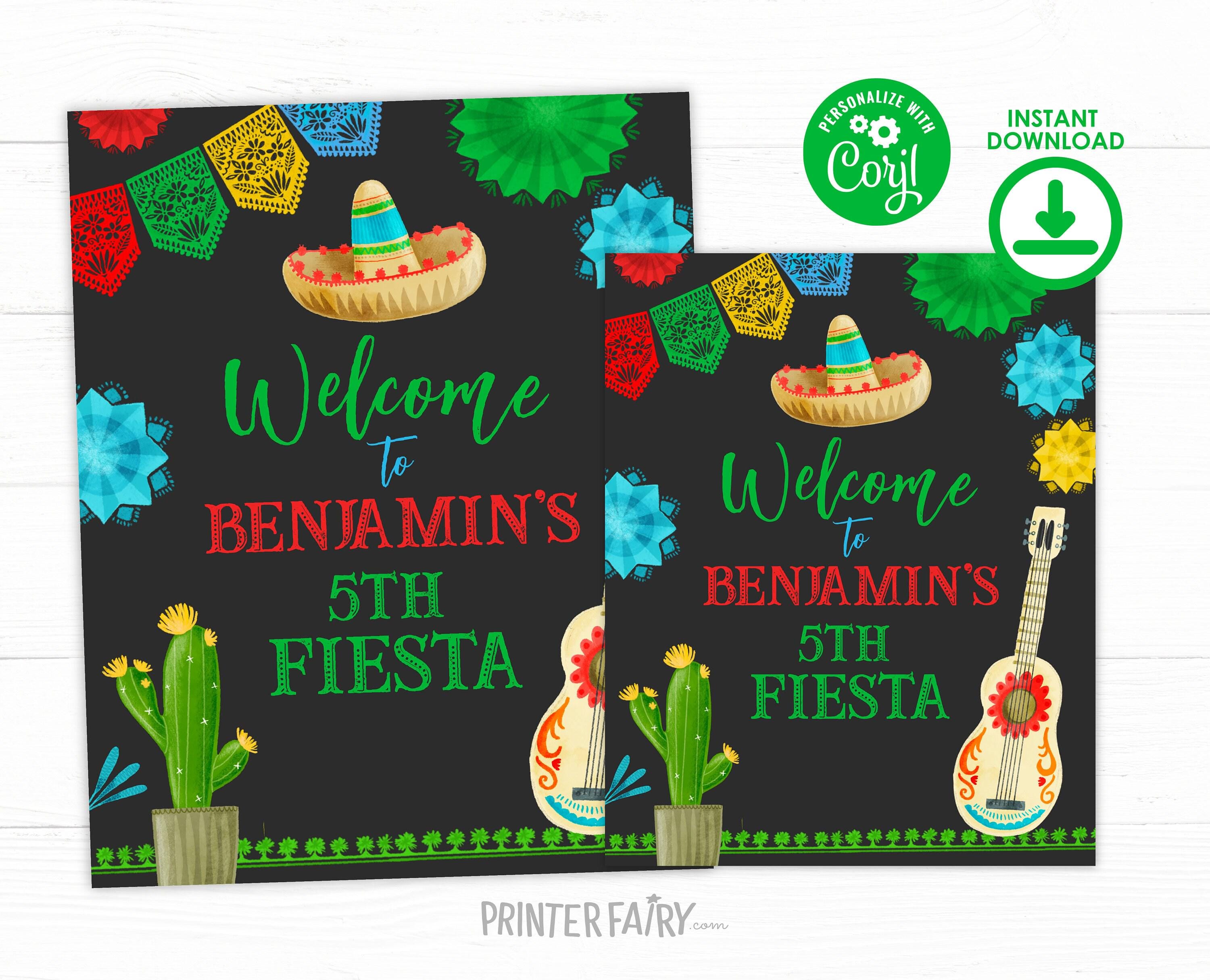 Fiesta Retirement Party Editable Templates Bundle (Digital Download)