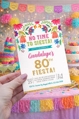 Adult Fiesta Invitation, Mexican Floral Birthday Invite, Editable (Digital Download)