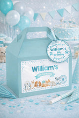Puppies Kitties Adoption Party Box Labels, Dog Birthday Paw-ty Favor (Digital Download)