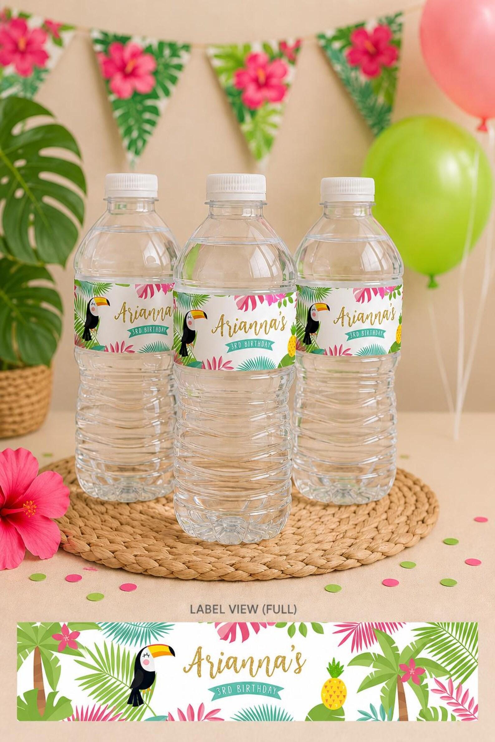 Luau Birthday Party Bundle: Editable Invitation, Signs, Toppers (Instant Download)