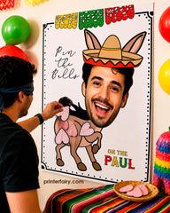 Personalized Pin the Balls Game – Custom Face Bachelorette Party Activity (Digital Download)