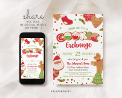 Christmas Cookie Exchange Invitation