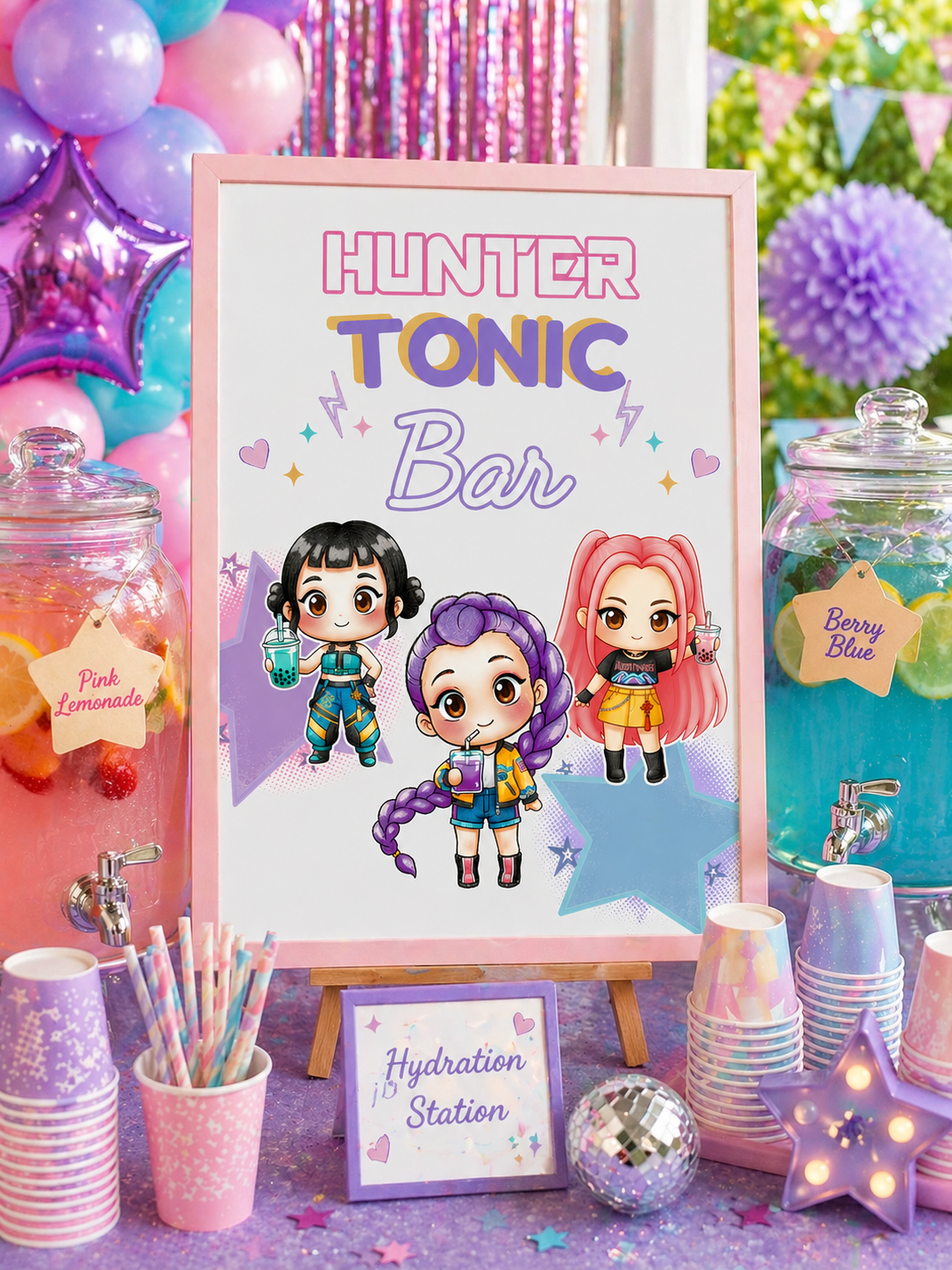 K-Pop Demon Hunters Birthday Party Bundle