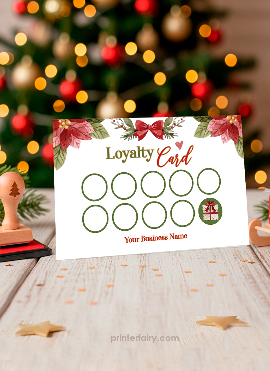 Loyalty Card / Reward Punch Card Template