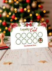 Loyalty Card / Reward Punch Card Template