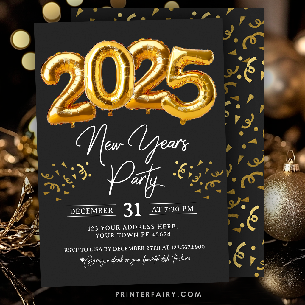 New Years Party Invitation