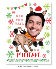 Christmas Pin The Tail On The Donkey
