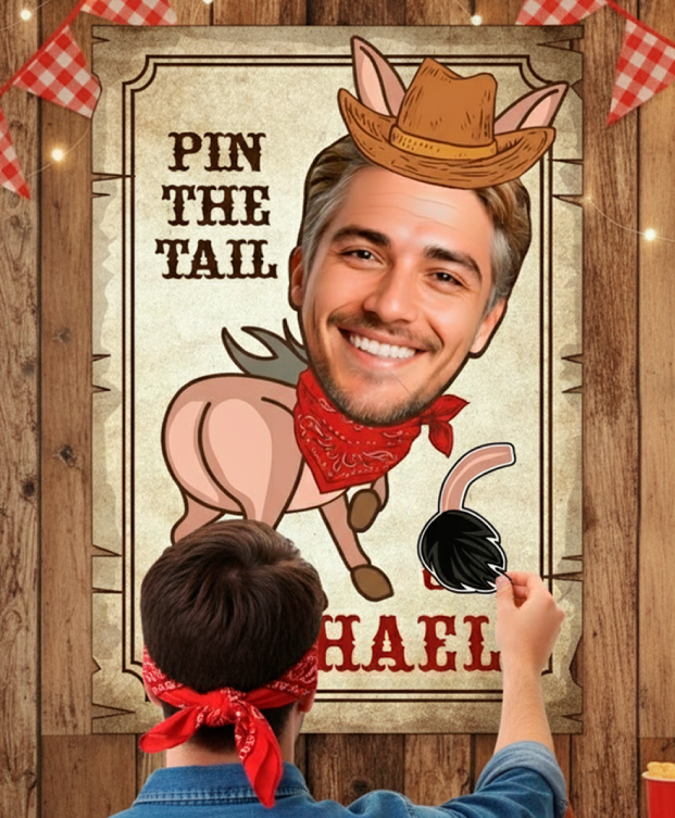 Western Pin The Tail On The Donkey