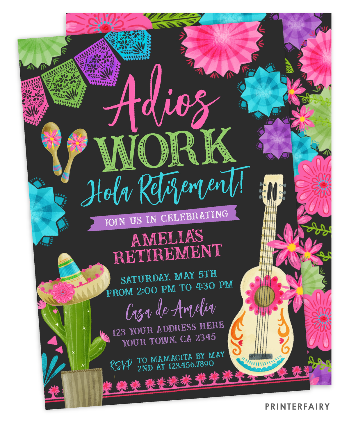 Retirement Fiesta Invitation