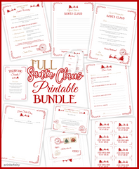 Santa Claus Letters FULL Bundle