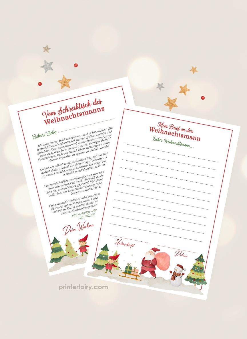 Brief an den Weihnachtsmann
