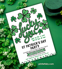 St Patricks Day Party Invitation