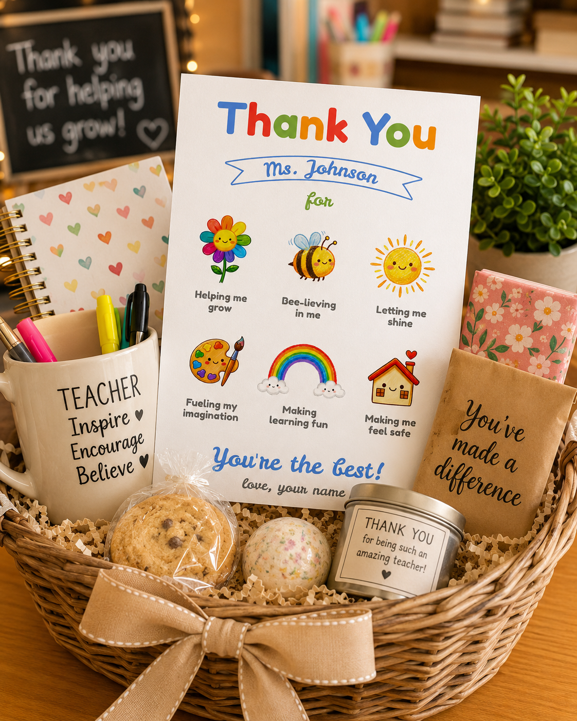Teacher Appreciation Thank You Cards