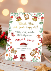 Thank You for Your Purchase Card and Tag Templates