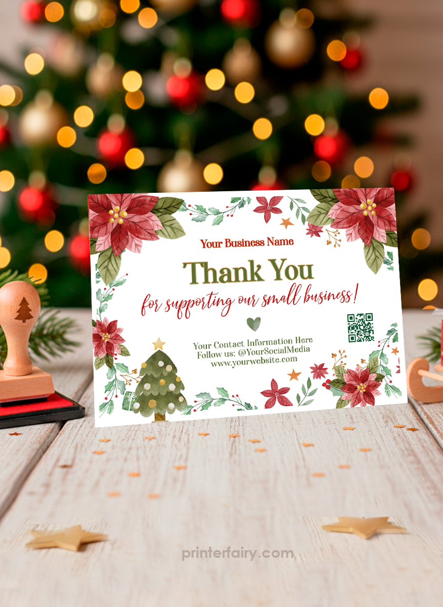 Thank You for Your Purchase Card Template
