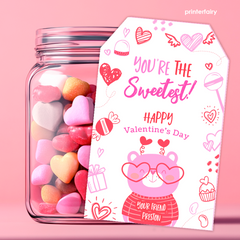 Valentine's Day Printable Tag for Candy