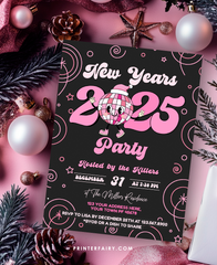 New Year Party Invitation Template