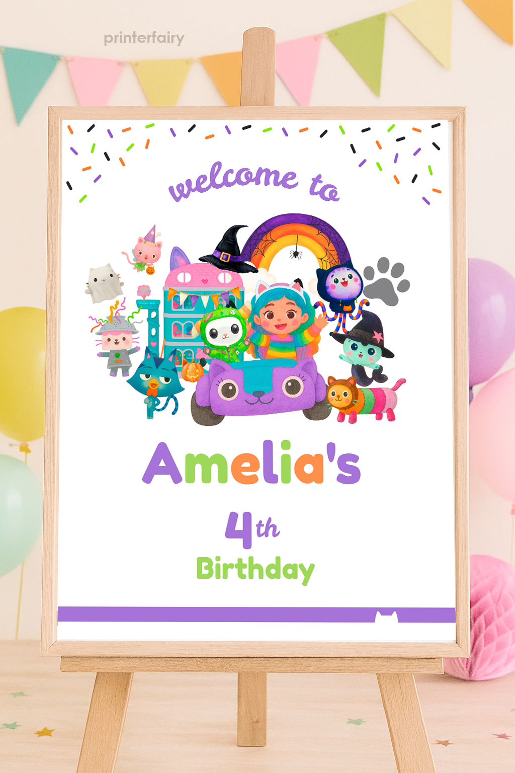 Gabby’s Dollhouse Halloween Birthday Party Bundle