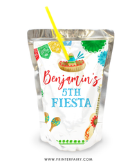 Fiesta Party Drink Pouch Label