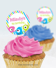 Little Monster Party Toppers