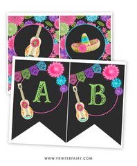 Fiesta Birthday Party Banner