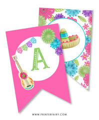 Fiesta Birthday Party Banner