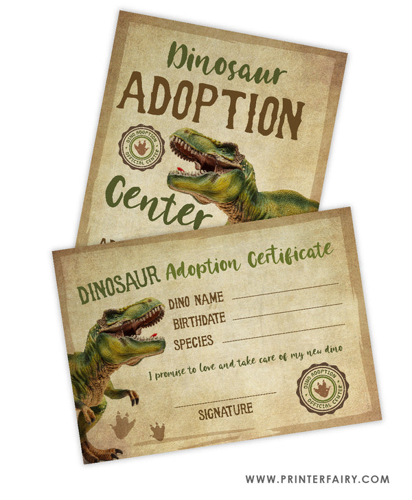 Dinosaur Adoption Center