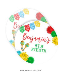 Fiesta Birthday Party Toppers