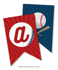 Baseball Birthday Banner