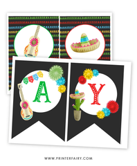 Fiesta Birthday Party Banner