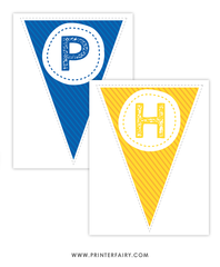 Police Printable Birthday Banner