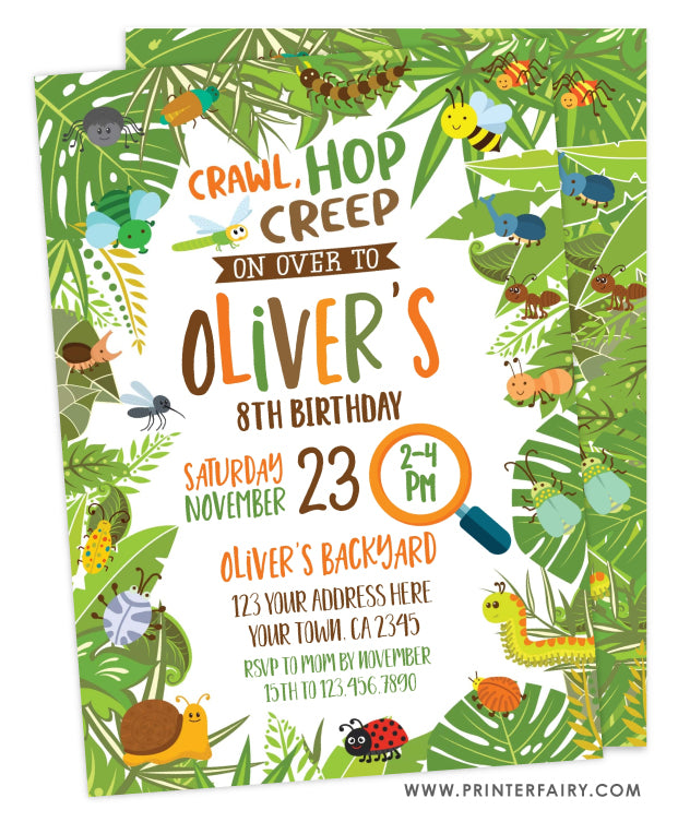 Bugs Birthday Party Invitation