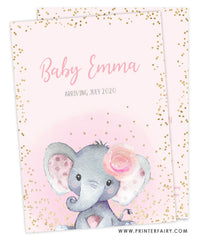 Elephant Baby Shower Parade Invitation