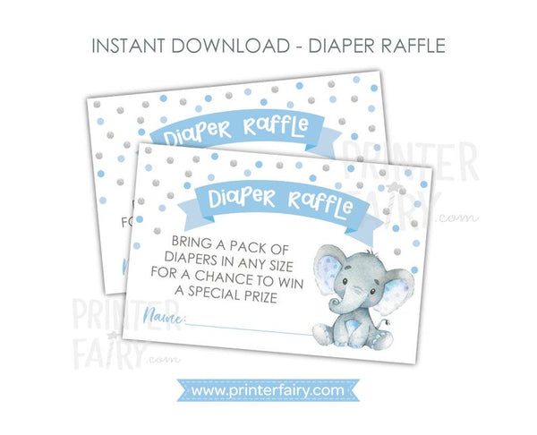Elephant Diaper Raffle