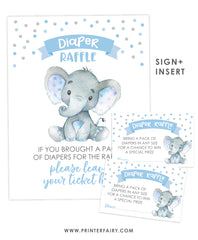 Elephant Diaper Raffle