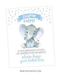 Elephant Diaper Raffle