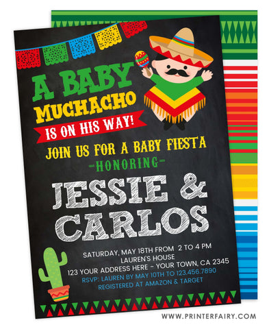 Baby Fiesta Invitation