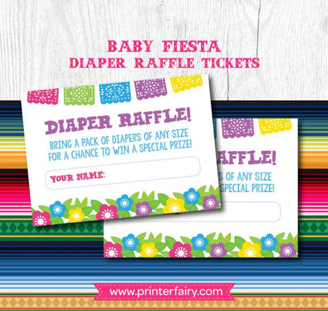 Fiesta Diaper Raffle