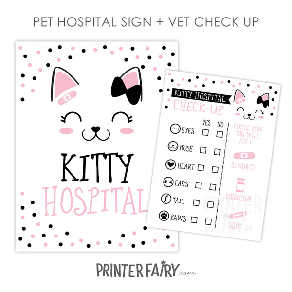 Kitty Cat Hospital Set