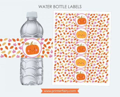 Little Pumpkin Bottle Labels