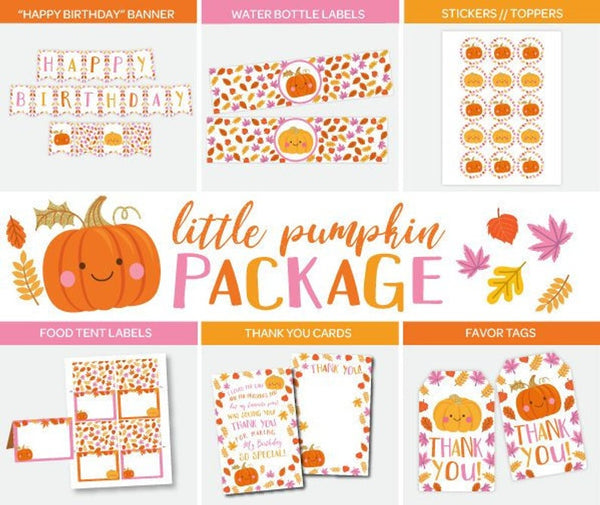 Little Pumpkin Party Pack