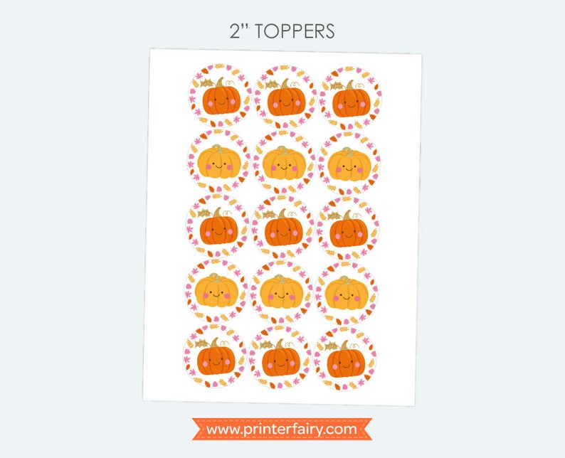 Little Pumpkin Party Toppers