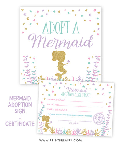 Mermaid Adoption Set