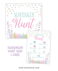 Mermaid Scavenger Hunt