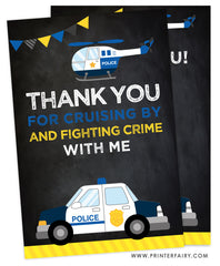 Police Thank You Cards