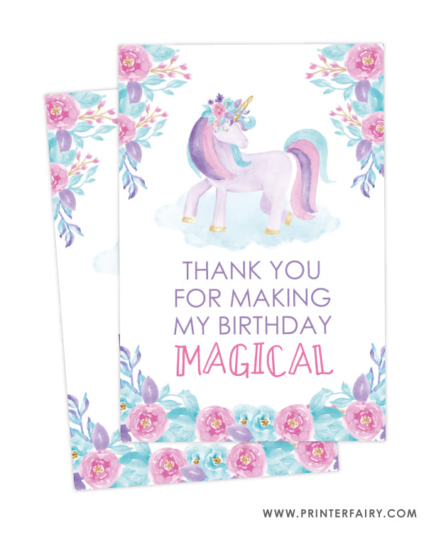 Unicorn Favor Tags