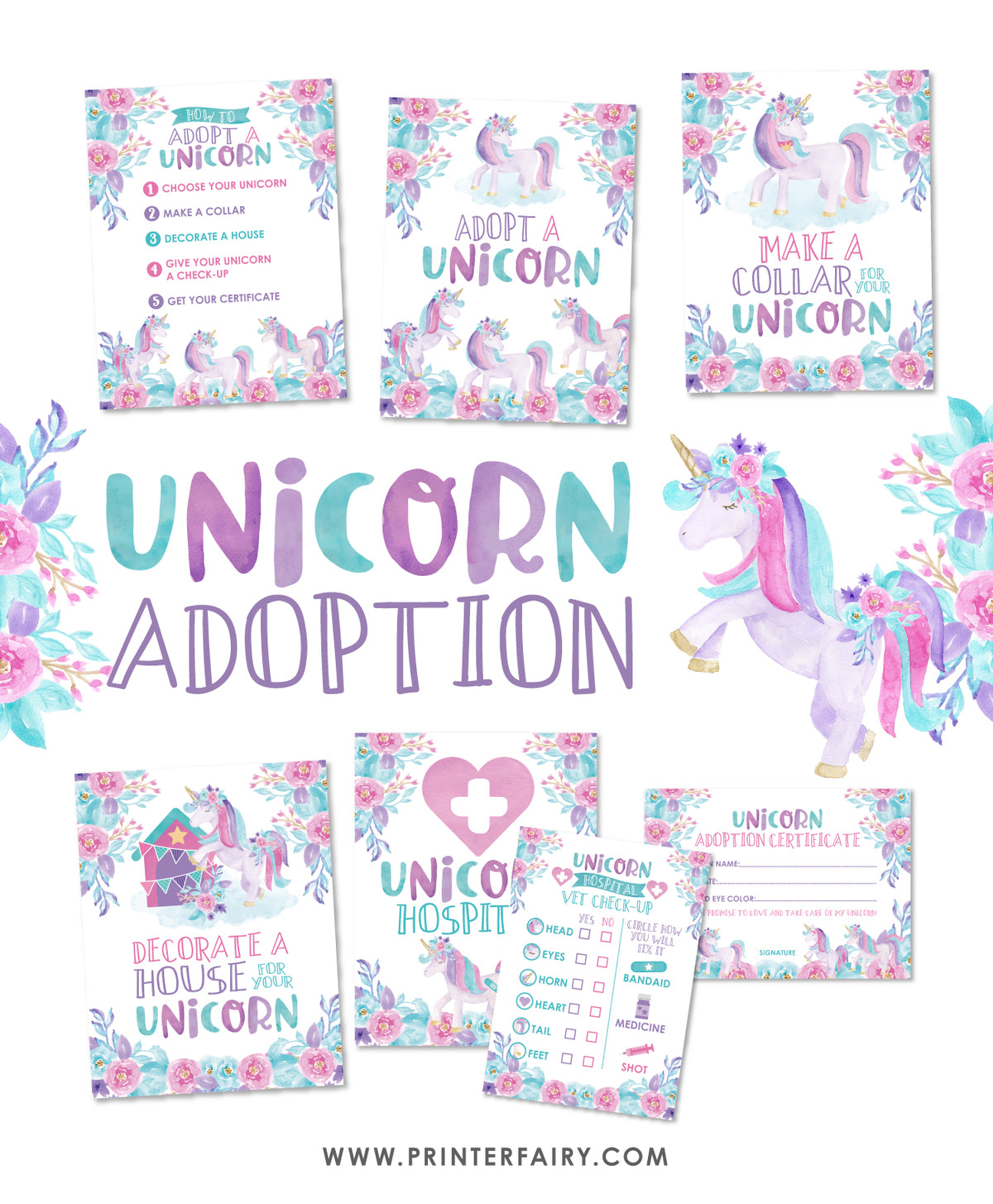 Unicorn Adoption Center Package