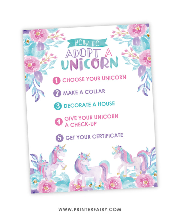 Unicorn Adoption Center Package