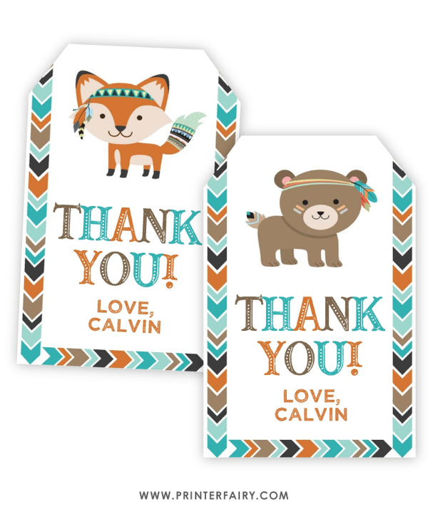 Wild One Favor Tags