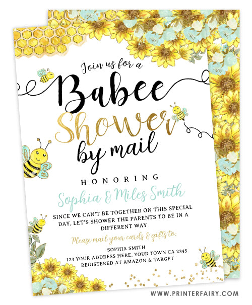Babee Shower Invitation by mail